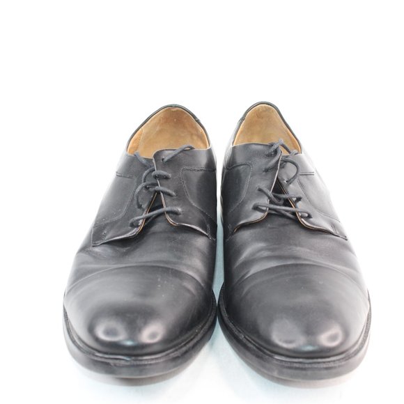 Cole Haan Warren Black Cap Toe Leather Dress Shoes #131 main image 5